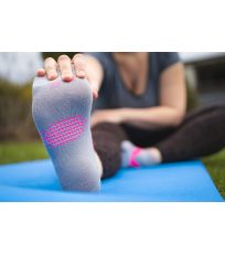 Unisex športové ponožky - 3 páry Rex 10 Voxx šedá/ružová