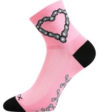 Unisex vzorované športové ponožky Ralf X Voxx srdce