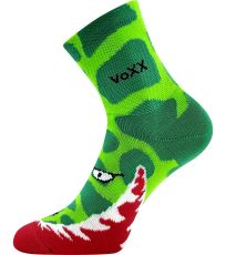 Unisex vzorované športové ponožky Ralf X Voxx krokodíl