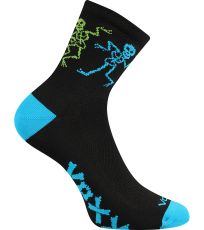 Unisex vzorované športové ponožky Ralf X Voxx kostry