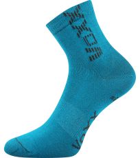 Detské športové ponožky - 3 páry Adventurik Voxx tmavo tyrkysová