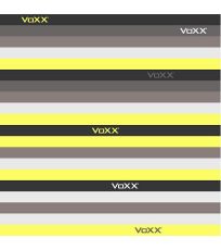 Nákrčník 614200100584 Voxx pruhy neón žltá
