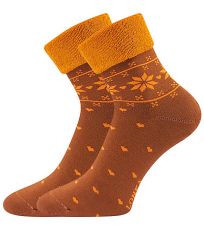 Dámske teplé ponožky Frotana Lonka ginger