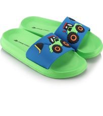 Detské papuče OKIFO ALPINE PRO neon green gecko