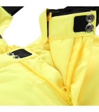 Detské lyžiarske nohavice LERMONO ALPINE PRO nano yellow