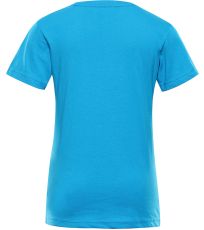 Detské tričko z organickej bavlny ECOMO 3 ALPINE PRO neon atomic blue