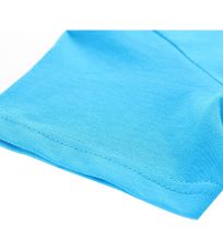 Detské tričko z organickej bavlny ECOMO 3 ALPINE PRO neon atomic blue