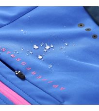 Dámska softshellová bunda UKEBA 2 ALPINE PRO Dazzling blue
