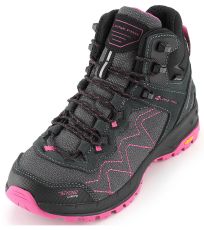 Unisex outdoorová kožená obuv CERNE 2 ALPINE PRO tmavo šedá