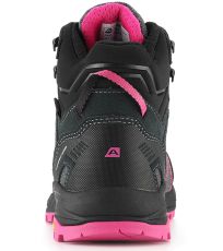 Unisex outdoorová kožená obuv CERNE 2 ALPINE PRO tmavo šedá