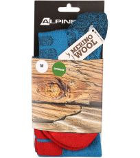 Unisex podkolienky s merinou vlnou RODE ALPINE PRO brilliant blue