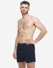 Pánske voľné trenírky 75214P GINA čierna-atlantic