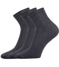 Unisex športové ponožky - 3 páry Regular Voxx tmavo šedá