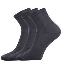 Unisex športové ponožky - 3 páry Regular VoXX® tmavo šedá
