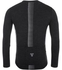 Pánsky merino cyklistický dres Sonet-m KILPI Tmavosivá