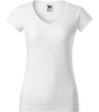 Dámske tričko FIT V-NECK Malfini biela