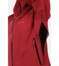 Dámska hardshellová nepremokavá bunda MAMBA-W KILPI Červená