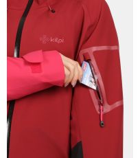 Dámska hardshellová nepremokavá bunda MAMBA-W KILPI Červená
