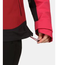 Dámska hardshellová nepremokavá bunda MAMBA-W KILPI Červená