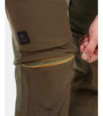 Pánske outdoorové odopínacie nohavice HOSIO-M KILPI Kaki