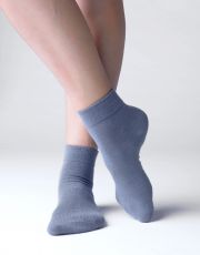 Ponožky středné 82001P GINA tm. šedá