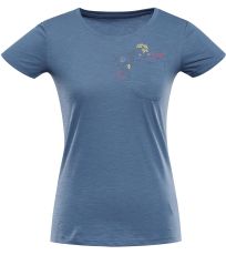 Dámske tričko BOLENA 2 ALPINE PRO indigo blue
