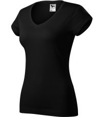 Dámske tričko FIT V-NECK Malfini čierna