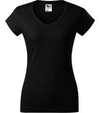 Dámske tričko FIT V-NECK Malfini čierna