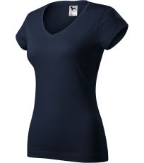 Dámske tričko FIT V-NECK Malfini námorná modrá