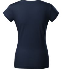 Dámske tričko FIT V-NECK Malfini námorná modrá