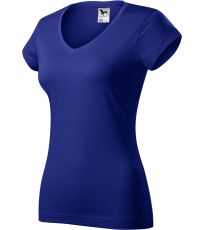 Dámske tričko FIT V-NECK Malfini kráľovská modrá