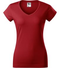 Dámske tričko FIT V-NECK Malfini červená
