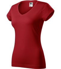 Dámske tričko FIT V-NECK Malfini červená
