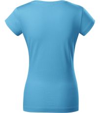 Dámske tričko FIT V-NECK Malfini tyrkysová