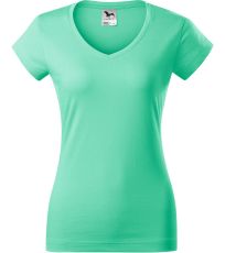 Dámske tričko FIT V-NECK Malfini mätová