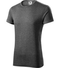 Pánske tričko FUSION Malfini čierny melír