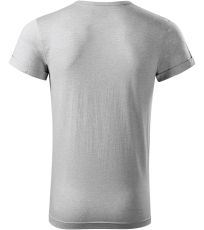 Pánske tričko FUSION Malfini strieborný melír