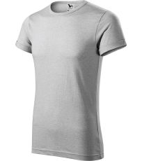 Pánske tričko FUSION Malfini strieborný melír