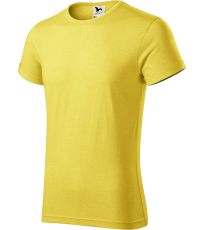 Pánske tričko FUSION Malfini žltý melír