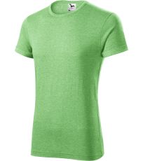 Pánske tričko FUSION Malfini zelený melír