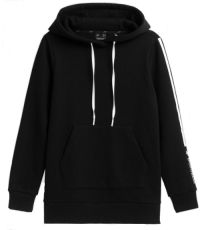 Dámska fleecová mikina H4Z21-BLD034 4F DEEP BLACK