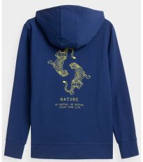 Dámska mikina HOZ21-BLD611 Outhorn dark blue