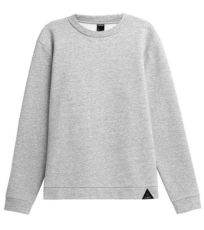 Pánska mikina HOZ21-BLM600 Outhorn warm light grey melange