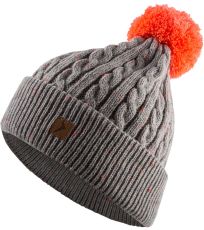 Dámska zimná čiapka HOZ17-CAD607 Outhorn Light gray melange