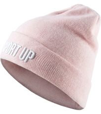 Dámska pletená čiapka HOZ17-CAD611 Outhorn pink melange