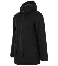Pánska zimná bunda HOZ21-KUMC603 Outhorn deep black