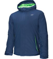Pánska lyžiarska bunda T4Z16-KUMN001 4F NAVY