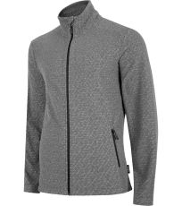Pánska fleecová mikina HOZ19-PLM601 Outhorn middle grey melange