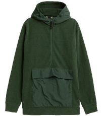 Pánska fleecová mikina HOZ21-PLM601 Outhorn dark green