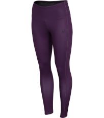 Dámske funkčné legíny H4Z19-SPDF002 4F DARK VIOLET